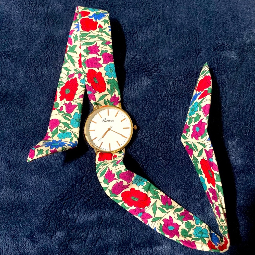 Scarf bracelet watch